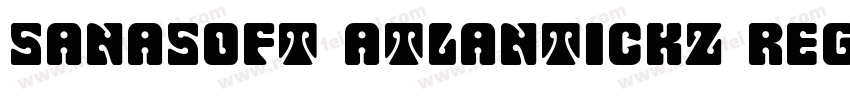 Sanasoft Atlantickz Regular字体转换